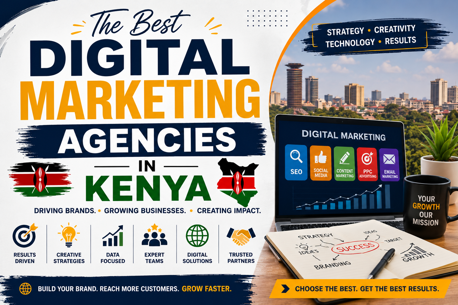 Choosing The best digital marketing agencies in Kenya can be the difference between a business that simply exists online and one that consistently attracts customers, generates qualified leads, and achieves sustainable growth. The best digital marketing agencies in Kenya offer a comprehensive range of services, including search engine optimization (SEO), pay-per-click (PPC) advertising, social media marketing, content marketing, email marketing, web design, conversion rate optimization, branding, and digital strategy. Whether you are a startup, small business, e-commerce store, nonprofit organization, or established enterprise, partnering with The best digital marketing agencies in Kenya gives you access to experienced professionals who understand both the local market and global digital trends. These agencies develop customized marketing campaigns that align with your business goals, target audience, and budget, ensuring every marketing shilling delivers measurable results. One of the key advantages of working with The best digital marketing agencies in Kenya is their ability to create data-driven strategies that improve online visibility and maximize return on investment. Using advanced analytics, keyword research, competitor analysis, and customer insights, The best digital marketing agencies in Kenya help businesses increase organic traffic, improve search engine rankings, generate high-quality leads, and boost sales. Their expertise extends beyond attracting website visitors—they focus on converting visitors into loyal customers through optimized landing pages, engaging content, targeted advertising campaigns, and effective customer relationship strategies. Businesses across various industries, including real estate, healthcare, education, hospitality, finance, retail, manufacturing, tourism, and technology, rely on The best digital marketing agencies in Kenya to strengthen their online presence and remain competitive in an increasingly digital marketplace. These agencies stay updated with the latest search engine algorithms, social media trends, artificial intelligence tools, and digital advertising technologies to ensure clients remain ahead of their competitors. By combining creativity with technical expertise, The best digital marketing agencies in Kenya produce impactful campaigns that increase brand awareness, customer engagement, website conversions, and long-term business growth. Another reason businesses choose The best digital marketing agencies in Kenya is their commitment to transparency, measurable performance, and continuous optimization. Most agencies provide detailed performance reports, campaign analytics, keyword rankings, advertising metrics, and actionable recommendations that allow businesses to monitor progress and make informed marketing decisions. Whether you need local SEO to attract nearby customers, national campaigns to expand your market, or international digital marketing strategies to reach global audiences, The best digital marketing agencies in Kenya have the expertise and resources to deliver exceptional results. As digital competition continues to increase, investing in The best digital marketing agencies in Kenya has become one of the smartest decisions businesses can make. From building professional websites and optimizing search engine performance to managing social media platforms and running highly targeted advertising campaigns, The best digital marketing agencies in Kenya provide end-to-end digital solutions that help businesses grow faster and achieve lasting success. Before selecting a marketing partner, compare The best digital marketing agencies in Kenya based on their portfolio, client reviews, case studies, industry experience, pricing, communication, and proven results. By choosing The best digital marketing agencies in Kenya, businesses can build stronger brands, increase online visibility, attract more customers, improve conversion rates, and achieve sustainable growth in today's competitive digital landscape.